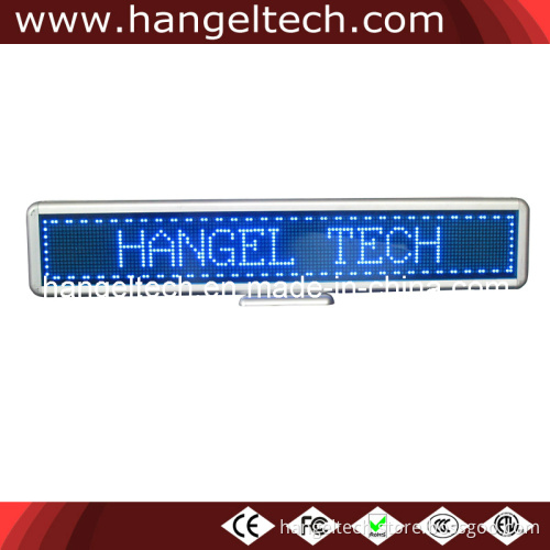Programmable LED Scrolling Message Display Sign Board Battery Powered 16X128